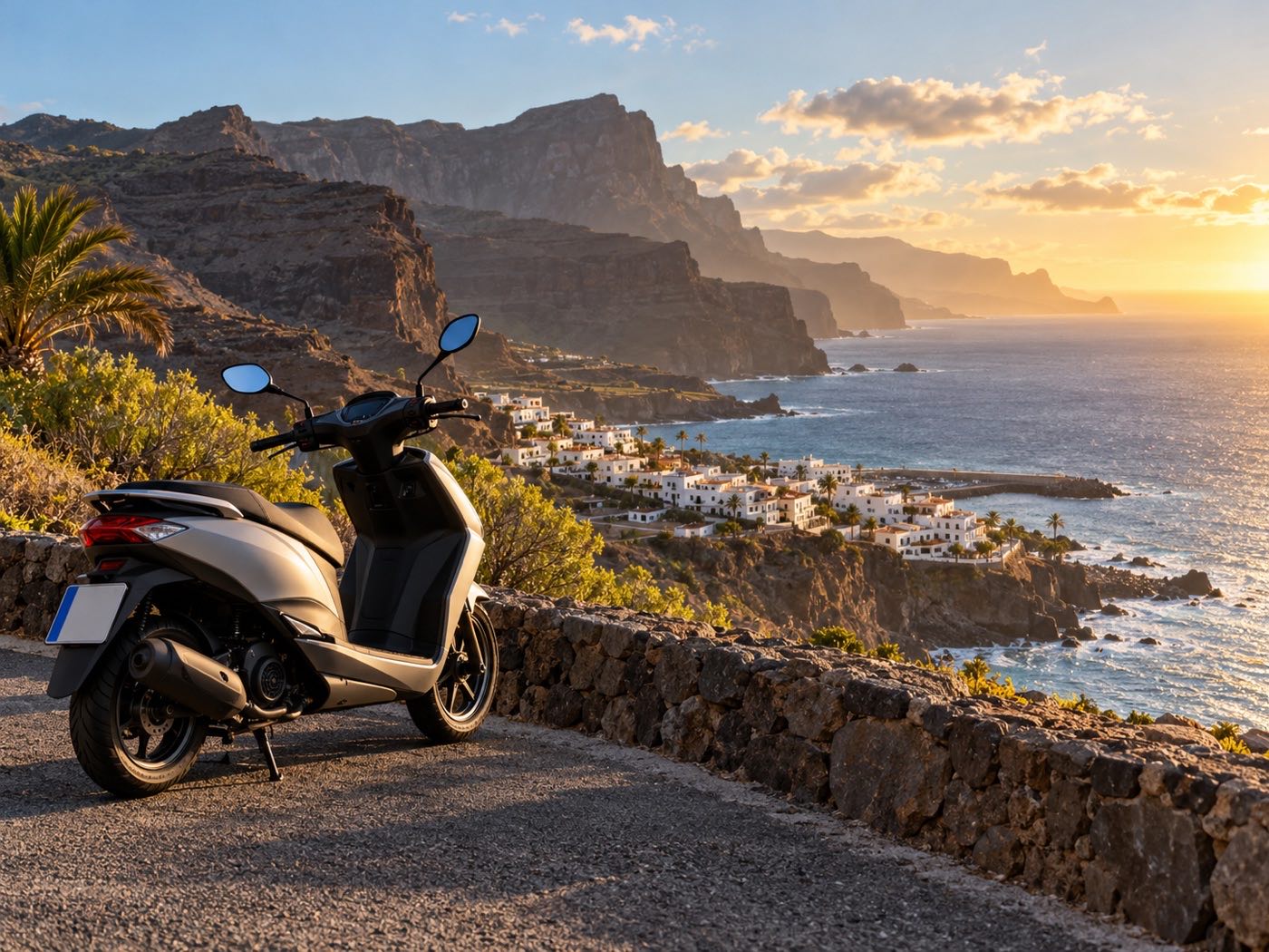 Rental scooter in Gran Canaria