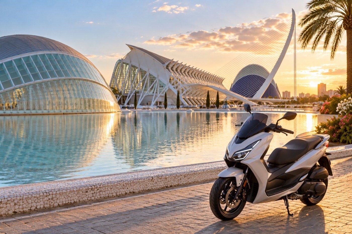 Scooter de alquiler en Valencia